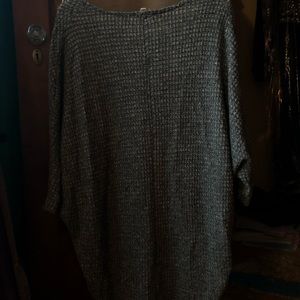 Grey and black cardigan